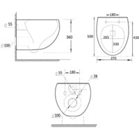 Roxen Egg в комплекте с инсталляцией StounFix Dual Fresh 6 в 1 964077 (кнопка: белый глянец) Image #19