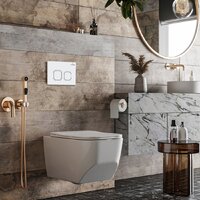 Roxen Boro в комплекте с инсталляцией StounFix Dual Fresh 6 в 1 540025 (кнопка: белый глянец) Image #10