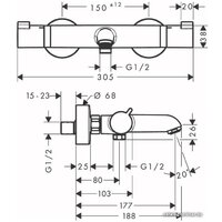 Hansgrohe Ecostat 13114670 Image #2