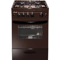 Лысьва ГП 400 МС-2у (коричневый, чугун, стеклянная крышка)