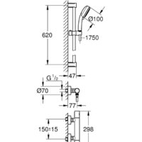 Grohe Grohtherm 800 34768000 Image #2