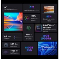 Chuwi CoreBook X 2023 CWI570-521E5N1HDMHX Image #9