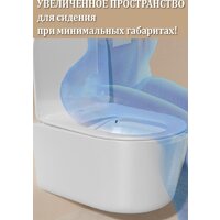 Roxen Simple Compact в комплекте с инсталляцией StounFix Dual Fresh 6 в 1 919136 (кнопка: хром матовый) Image #20