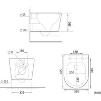 Roxen Simple Compact в комплекте с инсталляцией StounFix Dual Fresh 6 в 1 919136 (кнопка: хром матовый) Image #29