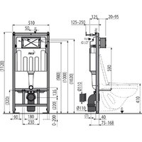 Saniteco KW-99046 в комплекте с инсталляцией + AM101/1120 + M71-BL-01 Image #25