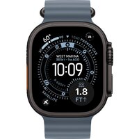 Apple Watch Ultra 3 LTE 49 мм (титановый корпус, черный/синий, ремешок из эластомера) Image #2