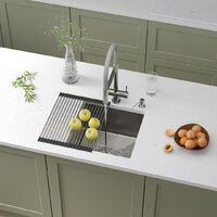 Roxen Uno 560210-44 (440*440) сатин под столешницу (с ролл-матом и дозатором)