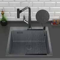 Roxen Snake 560220-45-BS PVD графит/текстурная поверхность (с ролл-матом и дозатором) Image #5