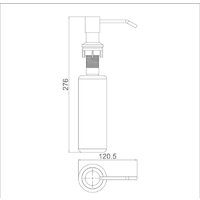 БелЭворс Styl L + смеситель W74004-2 + дозатор L405F (черный) Image #10