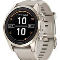 Garmin Fenix 7S Pro Sapphire Solar (мягкое золото/песок)