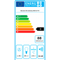 Falmec Burano 70 600 м3/ч (белый) Image #3