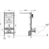 Roxen Antares Tornado в комплекте с инсталляцией StounFix Dual Fresh 6 в 1 968430 (кнопка: сатин) Image #15