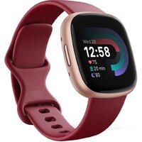 Fitbit Versa 4 (бордовый/золотистый алюминий)