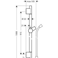 Hansgrohe Unica S Puro 90 28631000 Image #2