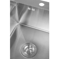 Saniteco 6550-L + Spike F9S07000 (хром, с сифоном, дозатором и коландером) Image #5