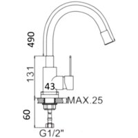 БелЭворс Rondo L + смеситель W74004-2 + дозатор L405F (черный) Image #8