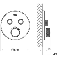 Grohe Grohtherm SmartControl 29151LS0 Image #2