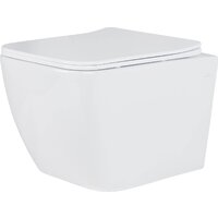 Roxen Cube Bidet One Rimless 6 в 1 StounFix Dual Fresh 506235 (кнопка: белый глянец) Image #4