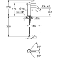 Grohe Essence New 23590AL1 (темный графит, матовый) Image #2