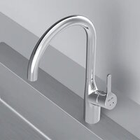 Saniteco 6045 + Spike F9S07000 (хром, с сифоном, дозатором и коландером) Image #13