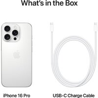 Apple iPhone 16 Pro Dual eSim 512GB (белый титан) Image #7