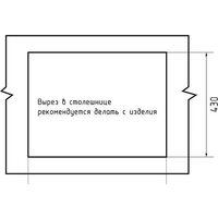 GranFest Metal нержавеющая сталь AISI 304 GF-6545 (с сифоном) Image #3