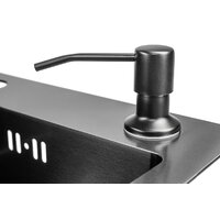 Saniteco 5045 Nano + Spike F9S07000 (хром, с сифоном, дозатором и коландером) Image #10