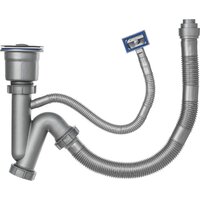 Saniteco 6550-R + Spike F9S07011 (сатин, с сифоном, дозатором и коландером) Image #9