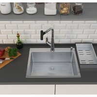 Roxen Simple 560220-50 сатин (с коландером и дозатором) Image #3