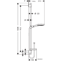 Hansgrohe Raindance Select S 120/Unica (26631400) Image #2