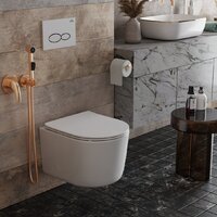 Roxen Simple Compact в комплекте с инсталляцией StounFix Dual Fresh 6 в 1 966686 (кнопка: бежевый) Image #13