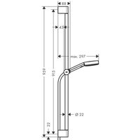 Hansgrohe Pulsify Select 105 3jet Relaxation 24170670 (черный матовый) Image #3