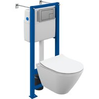 Cersanit City Smart CO DPL EO Slim (с кнопкой Corner 64107 хром матовый) Image #1