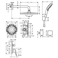 Hansgrohe Crometta E 240 1jet 27957000 (хром) Image #2