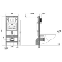 Roxen Antares Tornado в комплекте с инсталляцией StounFix Dual Fresh 6 в 1 968316 (кнопка: хром глянцевый) Image #12