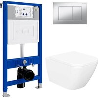 Lauter Nuremberg 21811 + 21901002 (белый, с кнопкой смыва 219701J хром)