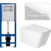 Saniteco KW-9004W в комплекте с инсталляцией + 64109 + S-IN-MZ-VECTOR Image #1