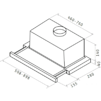 Elica Elite 14 LUX WH/A/90 Image #4