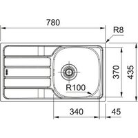 Franke Spark SKN 611-78/44 101.0712.225 Image #2