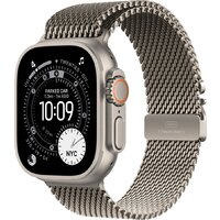 Apple Watch Ultra 3 LTE 49 мм (титановый корпус, природный/природный, миланская петля M) Image #1