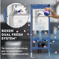 Roxen Cube bidet в комплекте с инсталляцией StounFix Dual Fresh 6 в 1 966127 (кнопка: серый бетон) Image #10
