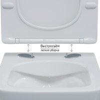 Berges Wasserhaus Floe S Rimless + АТОМ 410 AT-043337 (с сиденьем) Image #6