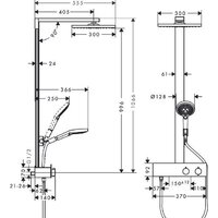 Hansgrohe Raindance E Showerpipe 300 1jet 27362000 (хром) Image #3