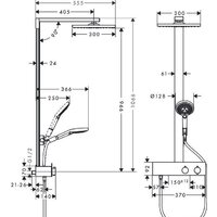 Hansgrohe Raindance E Showerpipe 300 1jet 27362000 (хром) Image #3