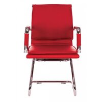 Бюрократ CH-993-Low-V (красный/низкая спинка/хром) Image #2