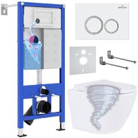 Roxen Antares Tornado в комплекте с инсталляцией StounFix Dual Fresh 6 в 1 968335 (кнопка: белый глянцевый) Image #1