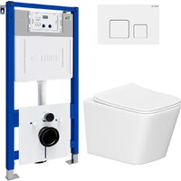 Lauter Square 214903 с кнопкой 219702F (квадратная, белый) Image #2