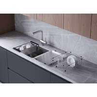 Omoikiri Tadzava 54-U/I-LG Ultra (светлое золото) Image #2