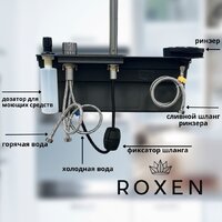 Roxen Stage Plus 560250-60-BS многофункциональная 8 в 1 (60*48/текстурный графит) Image #17