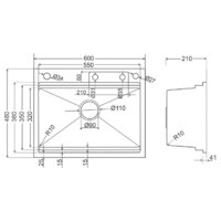 Roxen Stage Plus 560250-60-BS многофункциональная 8 в 1 (60*48/текстурный графит) Image #20